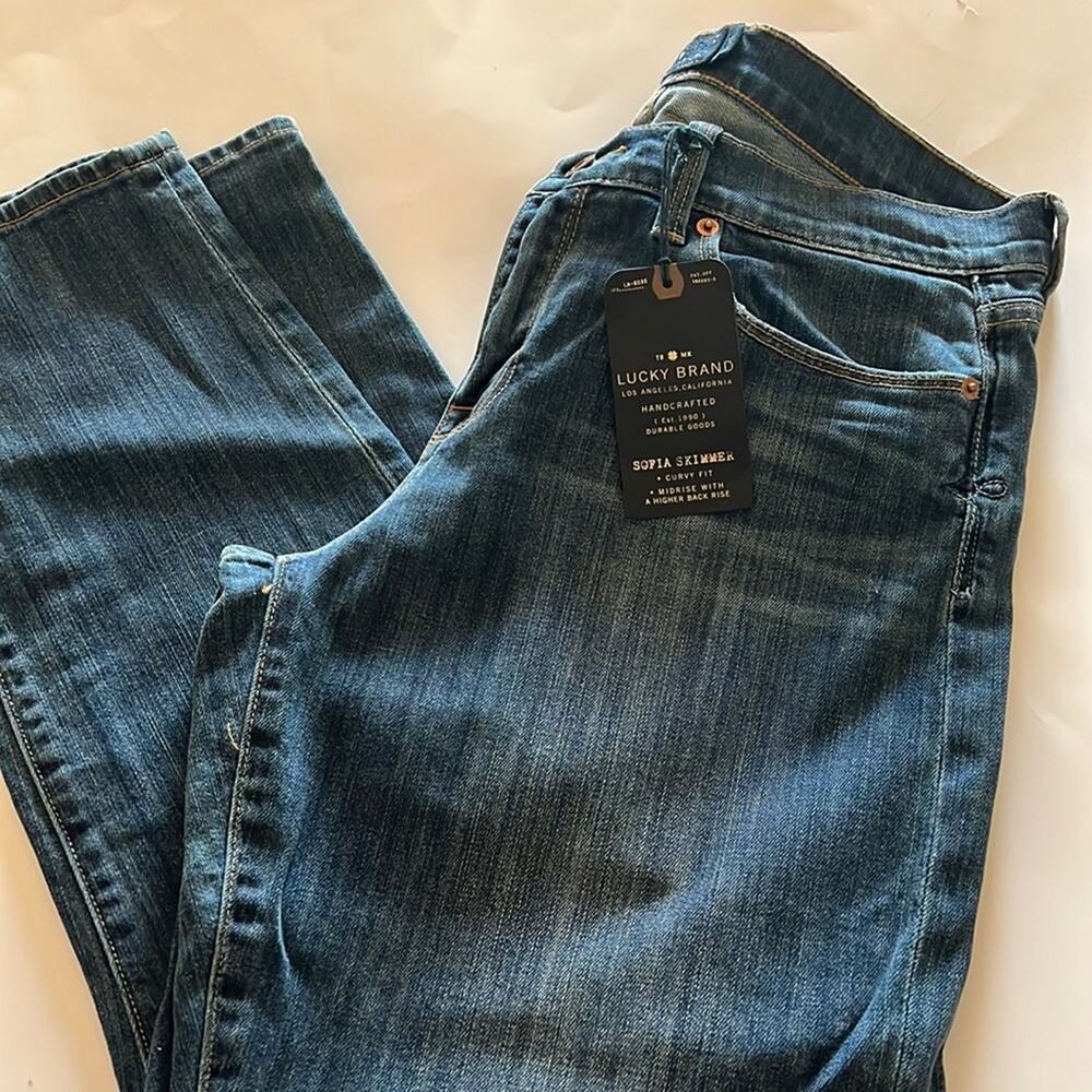 Lucky Brand Sofia Skimmer  Curvy Fit-Midrise with higher back rise 14/32